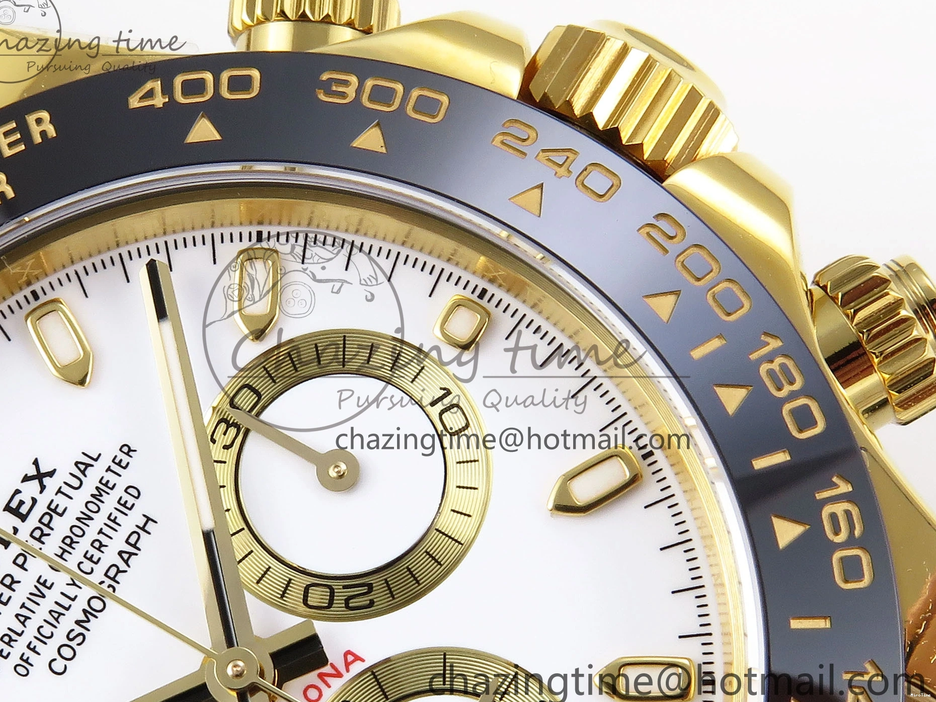 MiroTime 0117 Minimalist DAYTONA 116518 APSF 1:1 BEST EDITION WHITE DIAL ON OYSTERFLEX RUBBER STRAP SH 1781